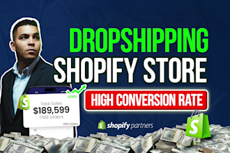 create a high converting dropshipping shopify store