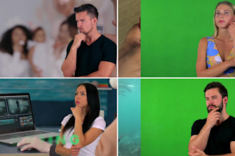 do green screen video editing and rotoscoping