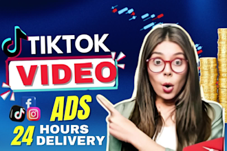create viral tik tok video ads, dropshipping ads, tiktok ads