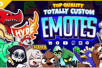 draw custom animated emotes and badges your twitch channel