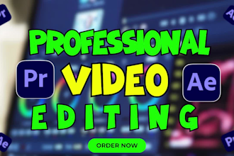 do professional youtube videos editing in few hours