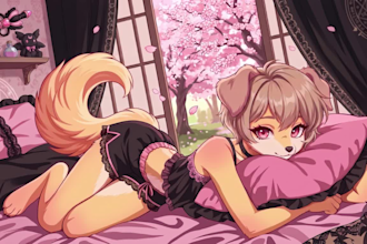 draw cute furry oc, fursona, anthro and furry pfp art