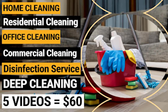 do residential home commercial office cleaning video cleaners ad