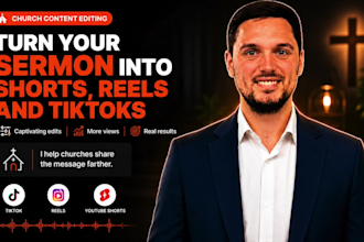 turn your sermon into shorts, reels and tiktoks for your church
