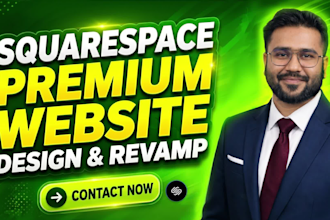 design and develop squarespace website, as squarespace expert