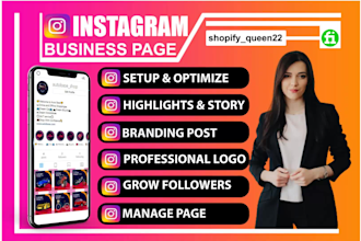 create instagram business page and linkedin business page