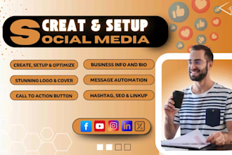 do social media accounts setup for your business