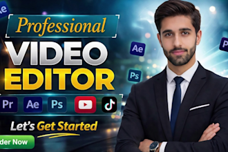 do professional youtube video editing, video editor
