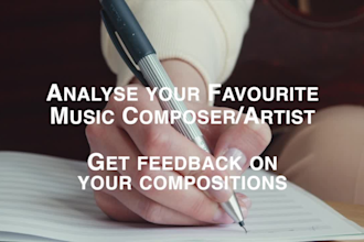 teach and analyse music scores and sheet music