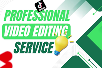 do short video editing for youtube shorts, vlog, podcast, tik tok video editing
