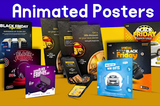 design and animate flyer, banner, poster animation  and ad banner animation