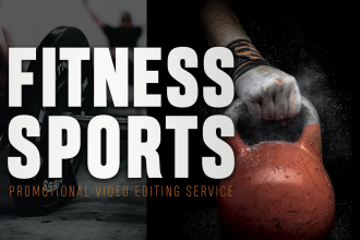 do professional gym fitness workout and sports video editing