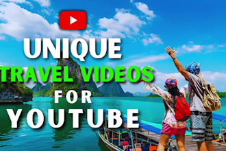 create travel videos for youtube channel