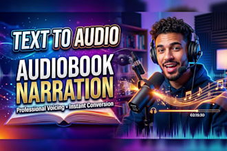 generate ai voiceover for your audiobook