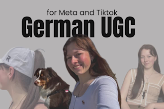 create german ugc video ads for tiktok and meta