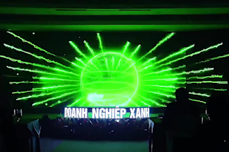 create custom led screen animation for corporate events, vj loop, dj visual