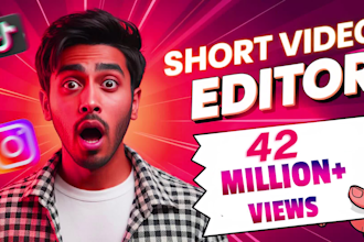 do pro short video editing for instagram reels, tiktok, and youtube shorts