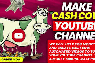 make youtube cash cow faceless channel or top 10 video shorts for monetization