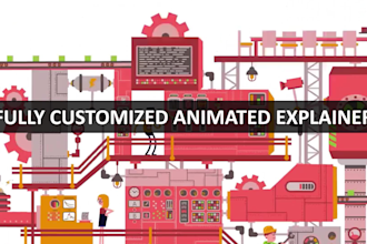 create a custom premium animated video explainer