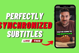add perfectly synchronized subtitles for your videos