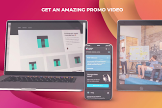 create a promo video or short video ad