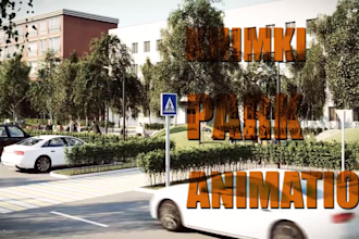 do 3d architectural landscape master plan renderings animation