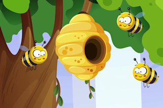 create cartoon rhymes animation for kids