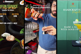 make trending food reels for your restaurant