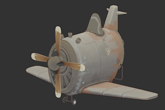 model and texture 3d stylized game prop or asset for game