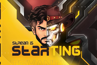 design an animated stream overlay for kick, twitch, youtube