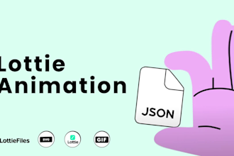 create a lottie animation for your website or app