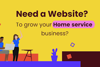 design modern plumber, cleaning or roofing service websites