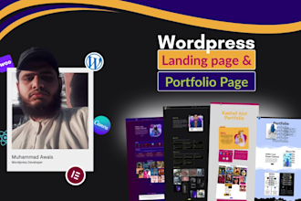 develop a responsive wordpress website with elementor