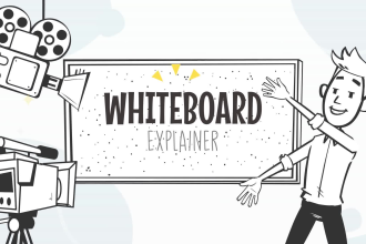 create a whiteboard explainer video, hand drawn animation