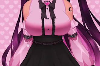 design and rig a professional live2d vtuber model for streaming