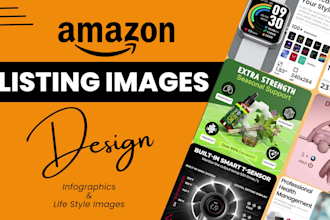 design amazon listing pictures, amazon listing images and ebc