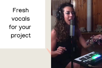 be your pop vocalist and top liner