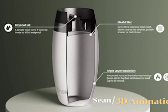 visualize 3d product explainer video 3d product animation 3d product cad model
