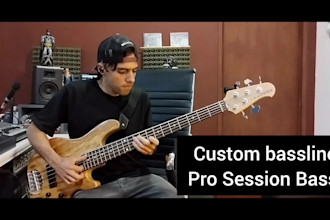 record professional bass lines for any genre
