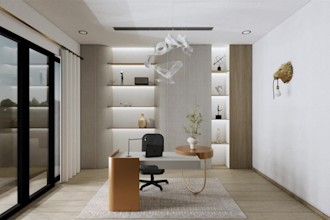 design modern workspace and office interiors