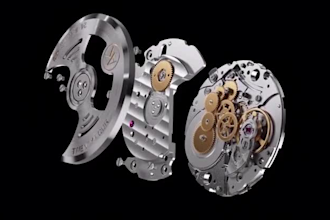 render realistic 3d cgi watch animation, watch design, watch rendering,
