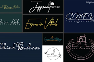 design perfect photography, signature logo
