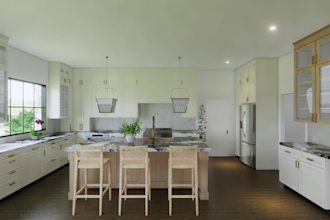 do rendering interior design kitchen by sketchup