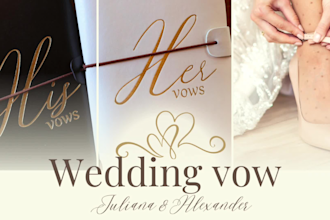 write your wedding vow, toast, or speech