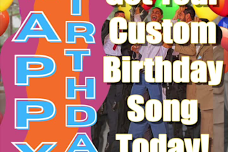 sing a custom happy birthday song