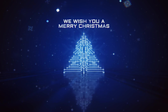 make this digital christmas greeting for your business