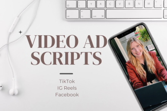 write compelling video ad scripts for ugc tiktok, instagram