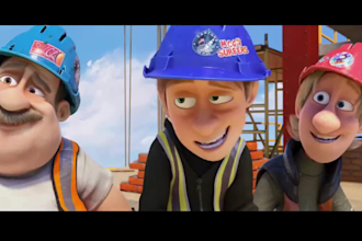 3d cartoon character amination character design3d kid cartoon animation video