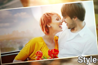 create awesome memorial slideshow video with your images