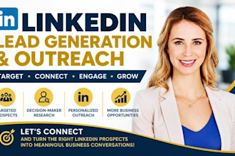 do linkedin lead generation, linkedln outreach, sales closer, b2b sales leads